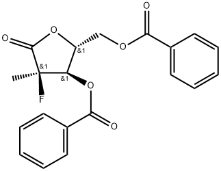 ((2R,3R,4R)-3-(бензоилокси)-4-фтор-4-метил-5-оксотетрагидрофуран-2-ил)метилбензоат