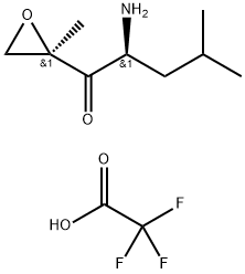(2S)-2-амино-4-метил-1-((2R)-2-метилоксиранил)-1-пентанон трифторацетат