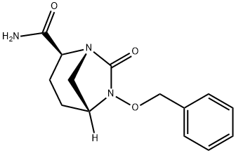(2S,5R)-6-(бензилокси)-7-оксо-1,6-диазабицикло[3.2.1]октан-2-карбоксамид