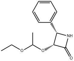 (3R,4S)-3-(1-этоксиэтокси)-4-фенил-2-азетидинон