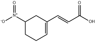 2-Пропеновая кислота, 3-(5-нитро-1-циклогексен-1-ил)-, (2E)