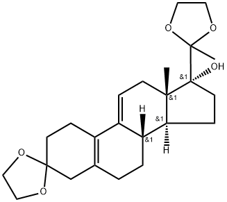 3,20-Бис(этилендиокси)-19-норпрегна-5(10)9(11)диен-17-ол