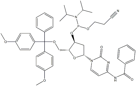 5'-O-DMT-N4-бензоил-2'-дезоксицитидин 3'-CE фосфорамидит